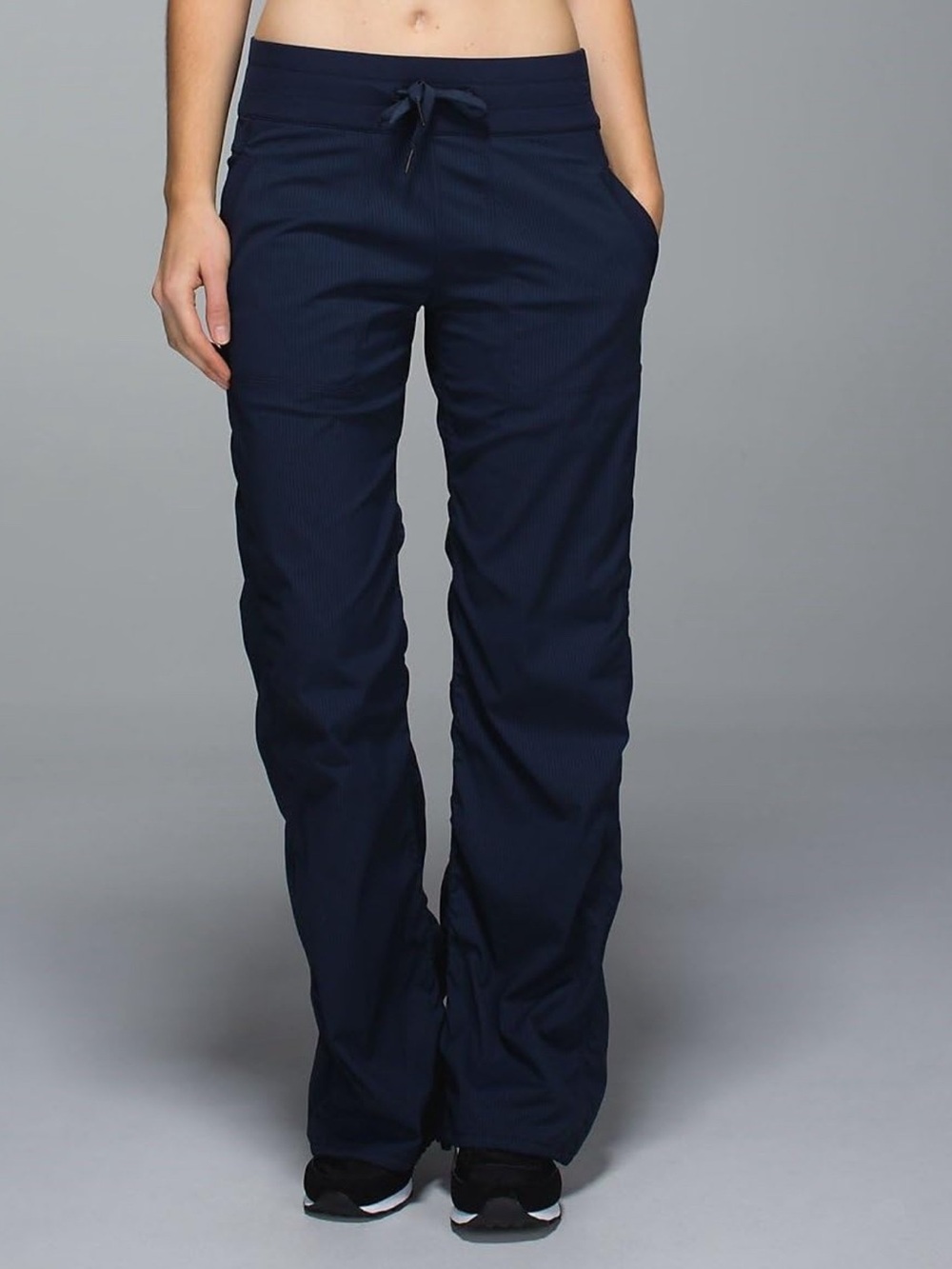 lululemon athletica studio pant ll Navy Drawcord Straight-Leg Track Pants
